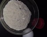 A picture of step 3 of Ras_Malai with powder milk.