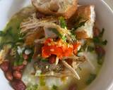 Bubur ayam kuah kuning langkah memasak 4 foto