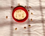 A picture of step 2 of Basundi / Rabri.