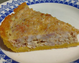 Foto del paso 6 de la receta: Tarta de pollo y chorizo con masa de polenta y garbanzos