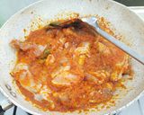 Foto langkah ke 8 dari resep Ayam Tempe Bumbu Merah.