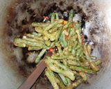 Foto langkah ke 6 dari resep Buncis Cabai Garam ala Chinese Resto.