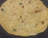 A picture of step 3 of Methi Paratha.