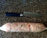 Foto del paso 5 de la receta: Comida para pareja: arrolladito de pollo primaveral