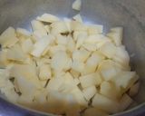 A picture of step 1 of Channa chaat.
