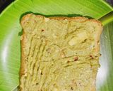 A picture of step 2 of Burnt garlic avocado sandwich.