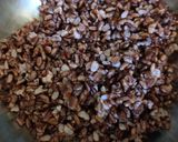A picture of step 1 of EGG FRIED RICE with BLACK RICE.