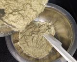 A picture of step 1 of Moong Dal Chilla.