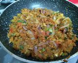 A picture of step 5 of Besan Bhurji.#anniversary.. Post 30.