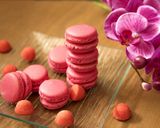 Une image de l'étape 7 de Macarons à la Fraise Tagada.