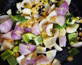 A picture of step 3 of Chili Paneer.