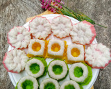 Foto langkah ke 11 dari resep Putu Ayu Warna Warni Ceria Super Lembut.