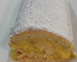 Foto del paso 13 de la receta: Brazo de gitano (o enrollado) relleno de crema pastelera