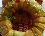 A picture of step 3 of Chicken Potato donut samosa.