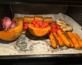 Sütőtökkrémes spagetti parmezannal és sertés szűzzel recept fázis 1 fotója