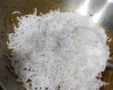 A picture of step 6 of Moong pulav.