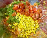 Foto del paso 1 de la receta: Ensalada de lentejas con arroz y gorgonzola