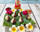 A picture of step 6 of Fireless Mawa Chocolate Modak.