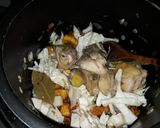 Foto del paso 3 de la receta: Sopa de pollo y arroz enriquecida