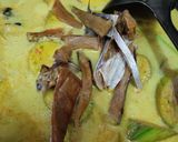 Gambar langkah 3 resipi Masak Lemak Cili Api Pisang Campur Ikan Masin.
