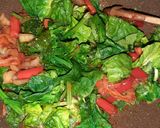 A picture of step 3 of Spinach with tomato paste (Salçalı Ispanak).