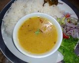 A picture of step 3 of Zeera rice with masoor ki Daal.