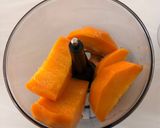 A picture of step 2 of Golden Mango Chikoo Shrikhand.