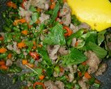 Hình bước làm 4 của món Thịt Heo Xào Đậu Đũa Kiểu Thái