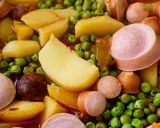 Zöldborsós paprikás krumpli recept fázis 2 fotója