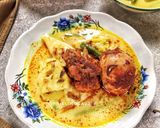Foto langkah ke 5 dari resep Lontong Orari khas Banjar.