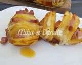 Pas rețetă Cartofi acordeon cu bacon și cașcaval 6 fotografie