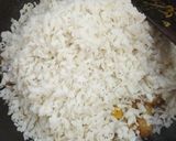 A picture of step 7 of Chirer Polao/ Beaten rice Pulao.