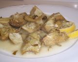 Foto del paso 14 de la receta Alcachofas claras con salsa
