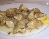 Foto del paso 14 de la receta: Alcachofas claras con salsa