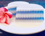 Hình bước làm 1 của món Rau câu hoa đậu biếc