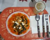 Foto del paso 5 de la receta: Sopa fácil y rápida de codito con espinacas