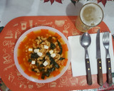 Foto del paso 5 de la receta: Sopa fácil y rápida de codito con espinacas