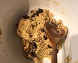 A picture of step 3 of Gooey chocolate chip & peanut butter cookies 🍪.