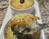 Foto del paso 5 de la receta: Pastel de papa y espinaca / comidas familiares de todos los días