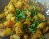 A picture of step 1 of Jhatpat aloo.