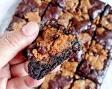 Foto langkah ke 9 dari resep Browkies (Brownies Cookies).