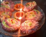 रंगीत चिरोटे (chirote recipe in marathi) रेसिपी स्टेप 7 फोटो 