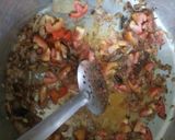 A picture of step 4 of Awadh special yakhni pulao.