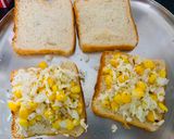 A picture of step 3 of Corn Cheese Sandwich.