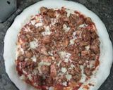 A picture of step 6 of Malai boti pizza.