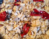 Foto del paso 6 de la receta: Arroz con secreto, setas y bacón