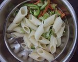 A picture of step 3 of Healthy Pasta Salad.
