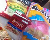 A picture of step 1 of Pizza-Style Nachos <3.