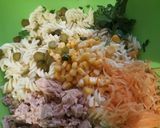 صورة لخطوة 3 من وصفة سلاطة المعكرونة 🥗🥗