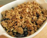 A picture of step 6 of Easy Berry Crumble/ Crisp/ Cobbler-Type Thing with Cereal Streusel Topping.